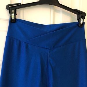 Size small royal blue shimmer leggings